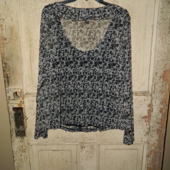 INC International Concepts Scoop Neck Ruffle Front Blouse Size XL  (B41) - Picture 5 of 5